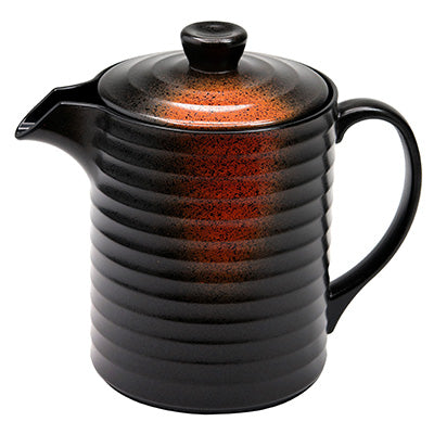 陶器風 耐熱やすらぎ 汁次　特大（焼締） 樹脂製 食器洗浄機対応