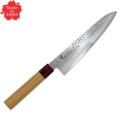 堺孝行 33層槌目ダマスカス 和牛刀 21cm（和式シリーズ）　日本製
