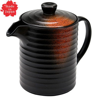 陶器風 耐熱やすらぎ 汁次　特大（焼締） 樹脂製 食器洗浄機対応