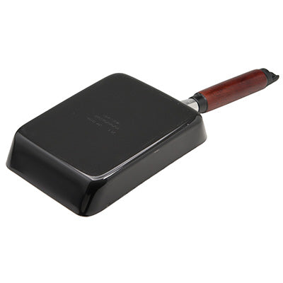 鉄製 味達人 玉子焼き （S M）  シリコン加工 空焼き不要 木柄 高温調理 軽量 家庭【ガス・IH】 フライパン　日本製