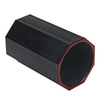 八角木目箸立 黒天朱