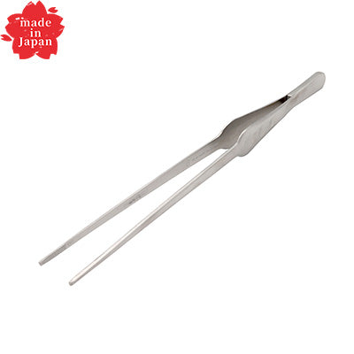 ステンレス製 プリグレース ピンセットトング　小 22cm　 先細 取り分け　日本製