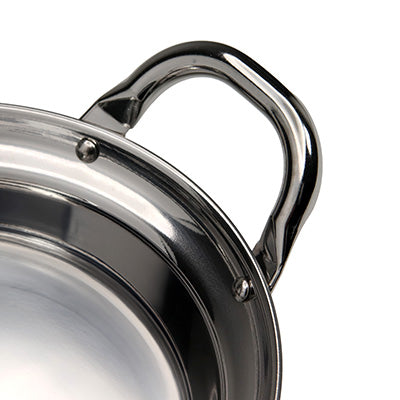 ステンレス製  桃 寄せ鍋 15cm １人用 鍋料理 卓上鍋 