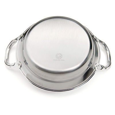 ステンレス製  桃 寄せ鍋 15cm １人用 鍋料理 卓上鍋 