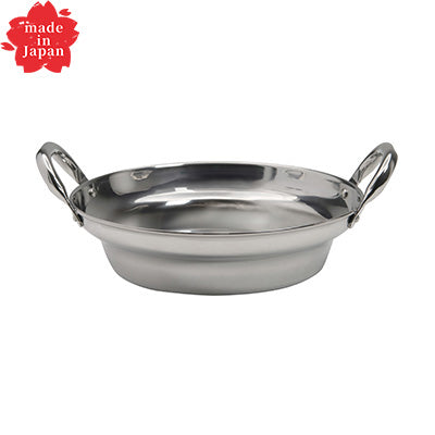 ステンレス製  桃 寄せ鍋 16.5cm １人用 鍋料理 卓上鍋