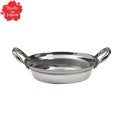 ステンレス製  桃 寄せ鍋 15cm １人用 鍋料理 卓上鍋 