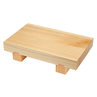 木製 桧 木柾盛台 寿司ゲタ 24cm