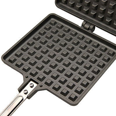 スナック ワッフルメーカー （焼面 縦11.8cm×横13.2cm）フッ素樹脂加工 お手入れ簡単 【ガス・IH】　日本製