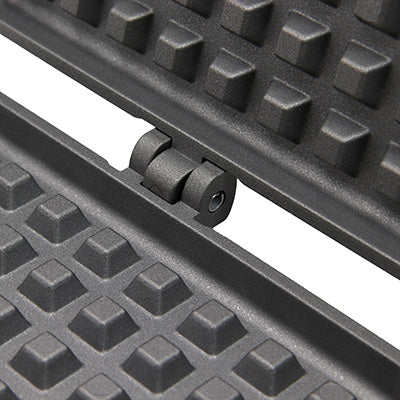 スナック ワッフルメーカー （焼面 縦11.8cm×横13.2cm）フッ素樹脂加工 お手入れ簡単 【ガス・IH】　日本製