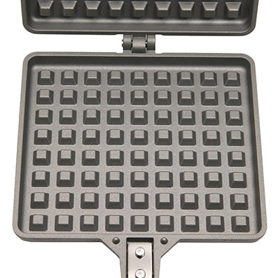 スナック ワッフルメーカー （焼面 縦11.8cm×横13.2cm）フッ素樹脂加工 お手入れ簡単 【ガス・IH】　日本製