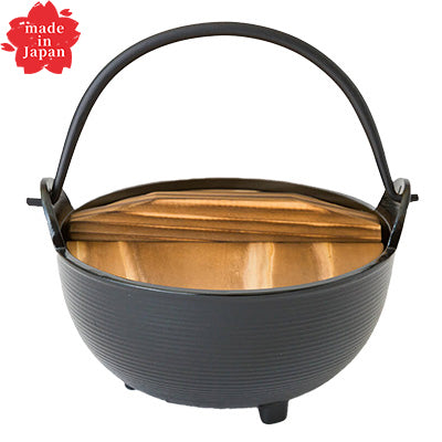 アルミ製 田舎鍋（シリコンフッ素加工）お手入れ楽「懐かしい」定番鍋　日本製
