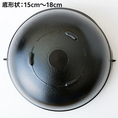 アルミ製 田舎鍋（シリコンフッ素加工）お手入れ楽「懐かしい」定番鍋 15cm～18cm 底　日本製