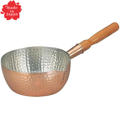銅製 雪平鍋 【ガス専用】 15cm～ 優れた熱伝導性　日本製