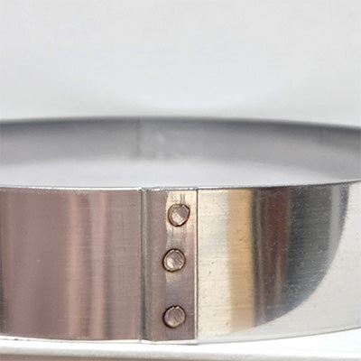 ステンレス製 目玉リング 持ち手無 成形 調理リング 目玉焼き