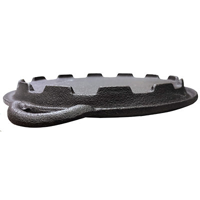 鉄鋳物 グリルプレート一人用（Φ18cm） ミニ鉄板 焼肉　日本製  コンロ調理