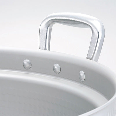 アルミ製 プロマイスター料理鍋 ホクア 打ち出し加工 24cm～ （段付き設計）【ガス専用】　日本製