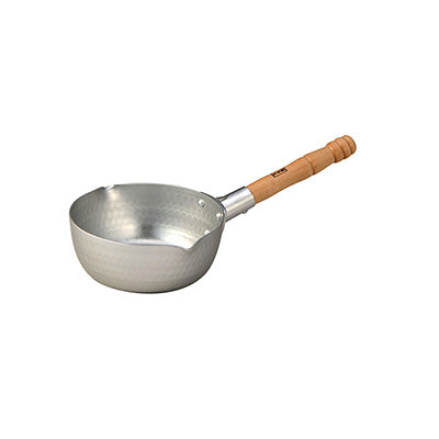 アルミ製 雪平鍋(SS) 両口鍋 ホクア 15cm～ 槌目 熱伝導性 目盛り付【ガス専用】　日本製