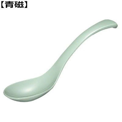 メラミン製 ユニレンゲ (スプーン型) 17cm 軽量 食洗器対応　日本製 青磁