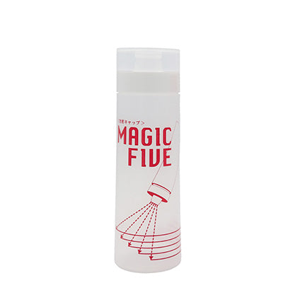 マジックファイブ 小 300ml  （ディスペンサー）白 ホワイト 格子柄 蓋付き 衛生的