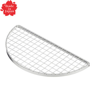 ステンレス製 盛付網  半月型  小　（飾り網）  1枚～　日本製