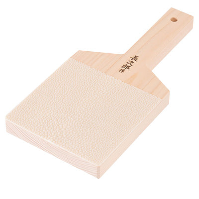 皮おろし 長次郎 (サメ さめ) 本鮫皮 天然木 生姜 薬味おろし　日本製　特大