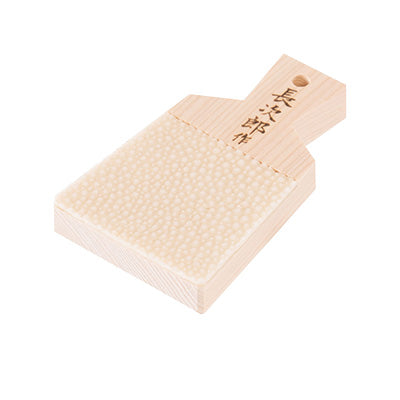 皮おろし 長次郎 (サメ さめ) 本鮫皮 天然木 生姜 薬味おろし　日本製　小