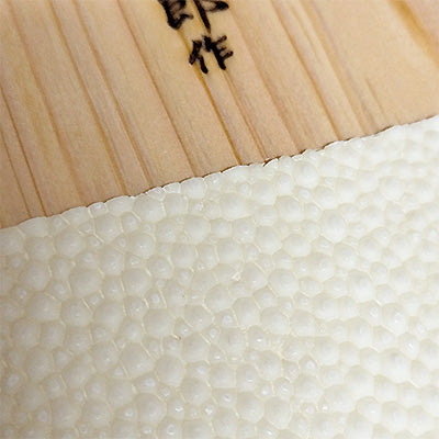 鮫皮おろし 長次郎 (サメ さめ) 本鮫皮 天然木 生姜 薬味おろし