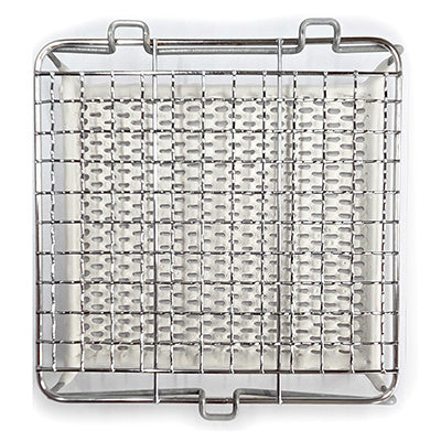 卓上セラミック焼網 角型（手無）17cm×17cm×H3.5cm　  クリンプ目（Φ1.4×12㎜目）