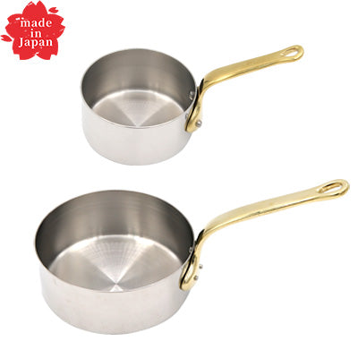 ステンレス製 プチパン（少量 ソース 温めたり 盛り付け用 卓上）日本製