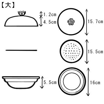 ステンレス製 さざれ宴鍋（目皿付）蒸し器・盛皿・鍋 多用途 万能鍋 【ガス専用】大