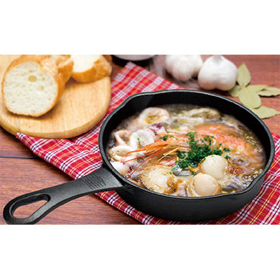 鉄鋳物 スキレット 12cm 片手 【ガス専用】 アウトドア 保温性 卓上
