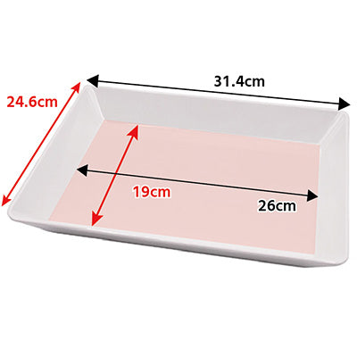陶器風メラミントレー 2530 サイズ