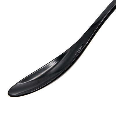 メラミン製 スマートスプーン 黒 19.2cm 食洗器対応 スープ用レンゲ　日本製