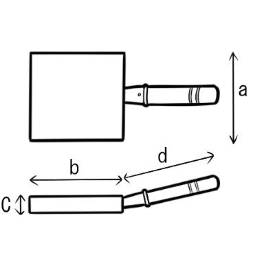 銅 玉子焼（関東型 正方形） 熱伝導率が高く 熱を均一に伝える 【ガス専用】