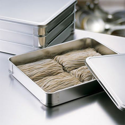 18-8ステンレス製 餃子バット蓋　タネ入れ AG　日本製