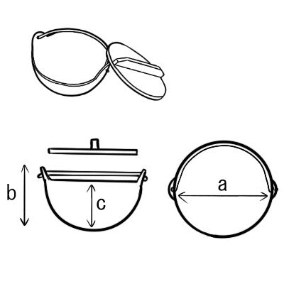 アルミ製 田舎鍋（シリコンフッ素加工）お手入れ楽「懐かしい」定番鍋　日本製