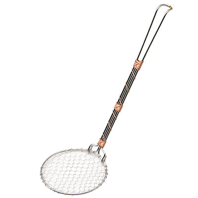 ステンレス製 銅線巻 長柄 湯豆腐スプーン 湯切り