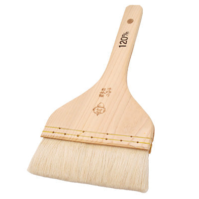 木刷毛 天然木（山羊 三羊毛）ボリューム お好み焼き たこ焼き